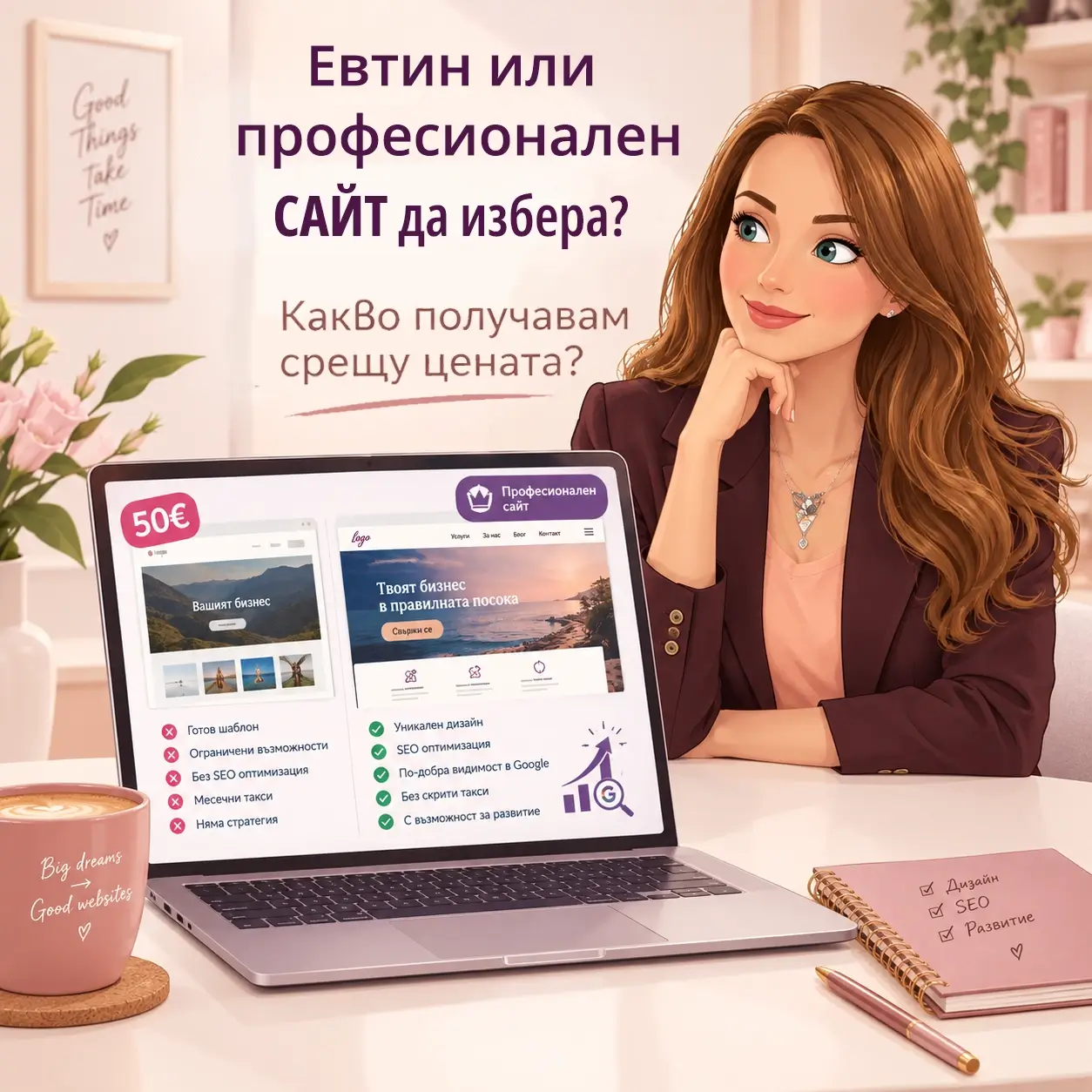 Евтин или професионален сайт да избера - истината, която никой не ти казва